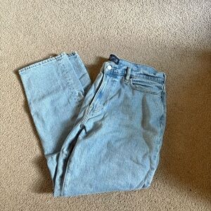 Light Blue Abercrombie and Fitch Men's Denim Jeans - 34x32